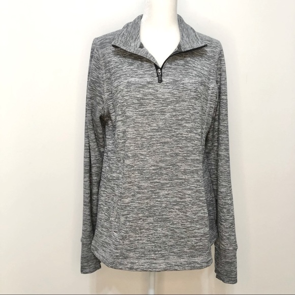 tek gear Jackets & Blazers - TEK GEAR Gray Pull Over Fleece Jacket